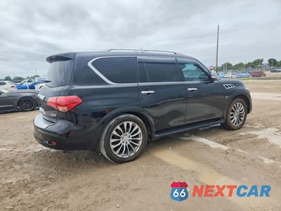 Trzecie zdjęcie samochodu z tyłu: 2015 INFINITI QX80 BASE VIN:JN8AZ2NE9F9082684 - miniatura