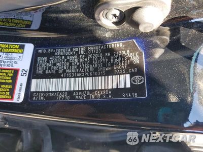 Zdjęcie 12 z 12 samochodu: 2023 TOYOTA CAMRY HYBRID SE VIN:4T1S31AKXPU610315 - miniatura