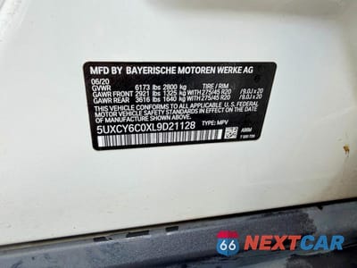 Zdjęcie 10 z 14 samochodu: 2020 BMW X6 XDRIVE40I VIN:5UXCY6C0XL9D21128 - miniatura