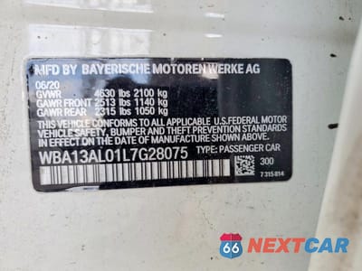 Zdjęcie 12 z 12 samochodu: 2020 BMW M235XI VIN:WBA13AL01L7G28075 - miniatura