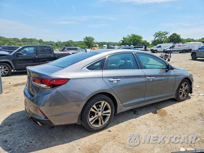 Trzecie zdjęcie samochodu z tyłu: 2018 HYUNDAI SONATA SEL VIN:5NPE34AFXJH663944 - miniatura