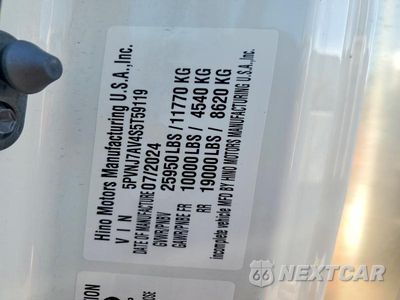 Zdjęcie 10 z 10 samochodu: 2025 HINO HINO L6 VIN:5PVNJ7AV4S5T59119 - miniatura