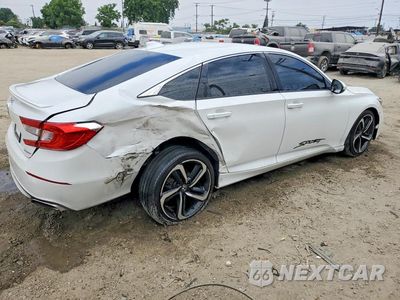 Trzecie zdjęcie samochodu z tyłu: 2020 HONDA ACCORD SPORT VIN:1HGCV1F33LA081209 - miniatura