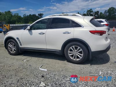 Drugie zdjęcie samochodu z przodu: 2012 INFINITI FX35 BASE VIN:JN8AS1MU4CM121052 - miniatura