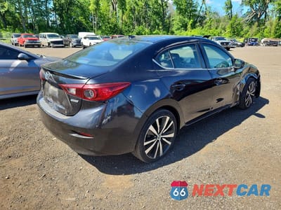 Trzecie zdjęcie samochodu z tyłu: 2015 MAZDA 3 GRAND TOURING VIN:3MZBM1W7XFM128515 - miniatura