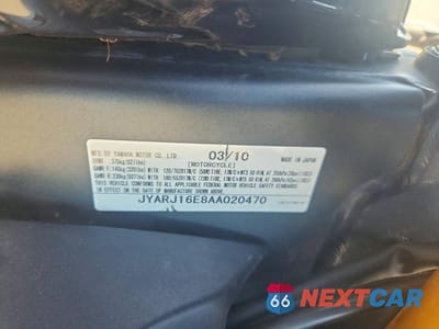 Zdjęcie 8 z 8 samochodu: 2010 YAMAHA YZFR6 VIN:JYARJ16E8AA020470 - miniatura