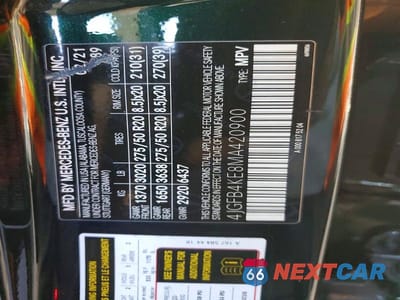 Zdjęcie 12 z 12 samochodu: 2021 MERCEDES-BENZ GLE 350 4MATIC VIN:4JGFB4KE8MA420900 - miniatura