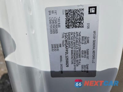 Zdjęcie 13 z 13 samochodu: 2020 CHEVROLET EXPRESS G2500 VIN:1GCWGAFP2L1259829 - miniatura