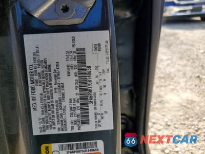 Zdjęcie 12 z 12 samochodu: 2018 FORD FUSION SE VIN:3FA6P0H79JR140658 - miniatura