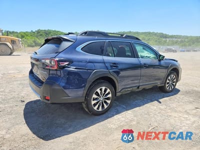 Trzecie zdjęcie samochodu z tyłu: 2025 SUBARU OUTBACK LIMITED VIN:4S4BTANC5S3124870 - miniatura