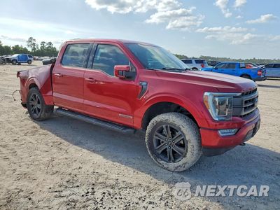 Czwarte zdjęcie samochodu z boku: 2022 FORD F150 SUPERCREW VIN:1FTFW1ED4NFB36355 - miniatura