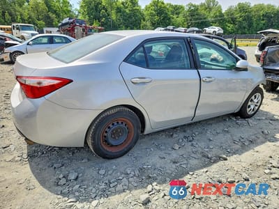 Trzecie zdjęcie samochodu z tyłu: 2015 TOYOTA COROLLA L VIN:2T1BURHE1FC297361 - miniatura