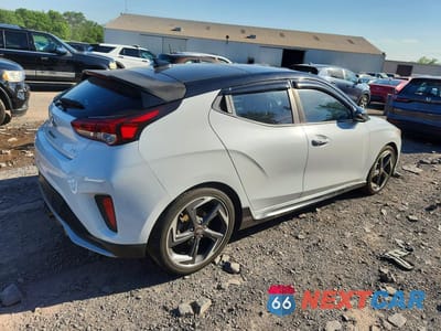 Trzecie zdjęcie samochodu z tyłu: 2019 HYUNDAI VELOSTER TURBO ULTIMATE VIN:KMHTH6AB0KU004193 - miniatura