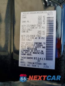 Zdjęcie 13 z 13 samochodu: 2023 NISSAN ROGUE SV VIN:5N1BT3BB9PC851413 - miniatura