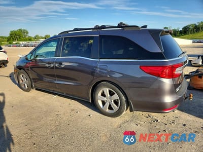 Drugie zdjęcie samochodu z przodu: 2018 HONDA ODYSSEY EXL VIN:5FNRL6H72JB029666 - miniatura