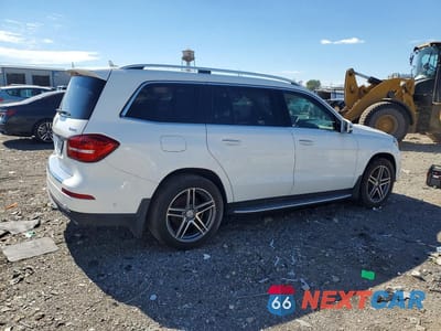 Trzecie zdjęcie samochodu z tyłu: 2017 MERCEDES-BENZ GLS 450 4MATIC VIN:4JGDF6EE7HA789269 - miniatura