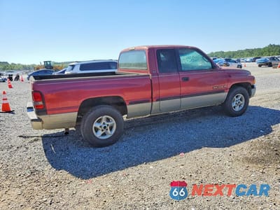 Trzecie zdjęcie samochodu z tyłu: 1999 DODGE RAM 1500 VIN:1B7HC13ZXXJ515909 - miniatura