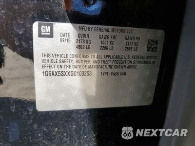 Zdjęcie 12 z 12 samochodu: 2016 CADILLAC CTS LUXURY COLLECTION VIN:1G6AX5SXXG0109263 - miniatura