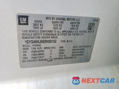 Zdjęcie 13 z 13 samochodu: 2016 CADILLAC ESCALADE ESV LUXURY VIN:1GYS4HKJ6GR438152 - miniatura