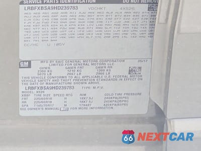 Zdjęcie 12 z 12 samochodu: 2017 BUICK ENVISION VIN:LRBFXBSA9HD239783 - miniatura