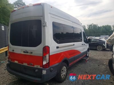 Trzecie zdjęcie samochodu z tyłu: 2017 FORD TRANSIT T-350 HANDICAP ACCESSIBLE VAN VIN:1FTBW2XM2HKB43365 - miniatura