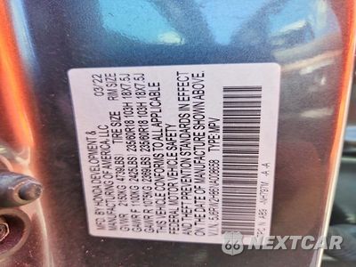 Zdjęcie 13 z 13 samochodu: 2022 HONDA CR-V EXL VIN:5J6RW2H86NA008658 - miniatura