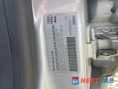 Zdjęcie 12 z 12 samochodu: 2005 AUDI ALLROAD VIN:WA1YD64B55N027172 - miniatura