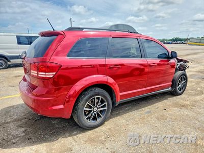 Trzecie zdjęcie samochodu z tyłu: 2018 DODGE JOURNEY SE VIN:3C4PDCABXJT385897 - miniatura