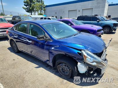Czwarte zdjęcie samochodu z boku: 2019 NISSAN SENTRA S VIN:3N1AB7AP3KY275814 - miniatura