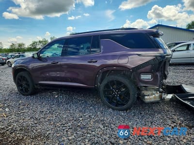 Drugie zdjęcie samochodu z przodu: 2024 CHEVROLET TRAVERSE RS VIN:1GNEVLKS3RJ144695 - miniatura