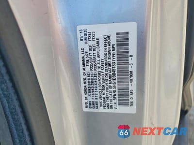 Zdjęcie 12 z 12 samochodu: 2013 HONDA ODYSSEY EXL VIN:5FNRL5H61DB045783 - miniatura