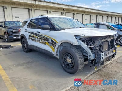 Czwarte zdjęcie samochodu z boku: 2020 FORD EXPLORER POLICE INTERCEPTOR VIN:1FM5K8AB5LGD18721 - miniatura