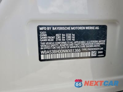 Zdjęcie 12 z 12 samochodu: 2022 BMW 530 I VIN:WBA53BH00NWX61366 - miniatura