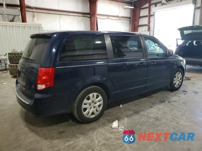 Trzecie zdjęcie samochodu z tyłu: 2016 DODGE GRAND CARAVAN SE VIN:2C4RDGBG6GR116270 - miniatura