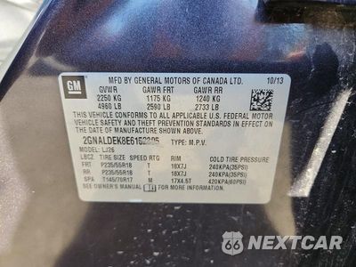 Zdjęcie 14 z 14 samochodu: 2014 CHEVROLET EQUINOX LTZ VIN:2GNALDEK8E6152305 - miniatura