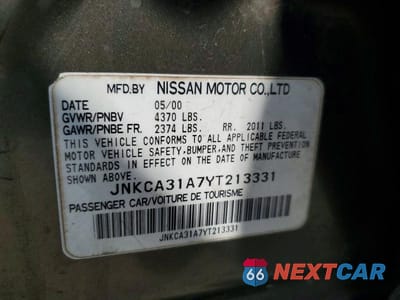Zdjęcie 12 z 12 samochodu: 2000 INFINITI I30 BASE VIN:JNKCA31A7YT213331 - miniatura