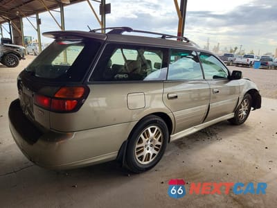 Trzecie zdjęcie samochodu z tyłu: 2003 SUBARU LEGACY OUTBACK H6 3.0 LL BEAN VIN:4S3BH806737630324 - miniatura