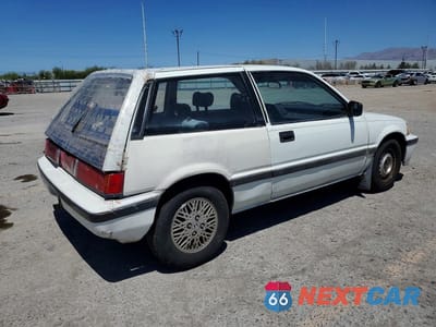 Trzecie zdjęcie samochodu z tyłu: 1986 HONDA CIVIC 1.5 SI VIN:JHMAH5336GS023389 - miniatura