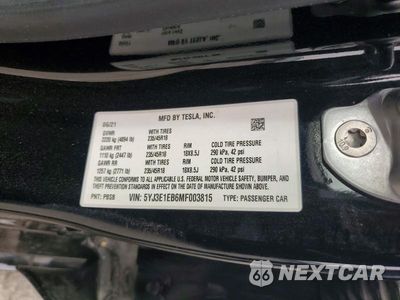 Zdjęcie 12 z 12 samochodu: 2021 TESLA MODEL 3 VIN:5YJ3E1EB6MF003815 - miniatura