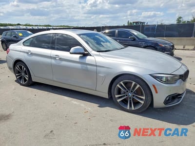 Czwarte zdjęcie samochodu z boku: 2020 BMW 440I GRAN COUPE VIN:WBA4J5C04LCD24580 - miniatura