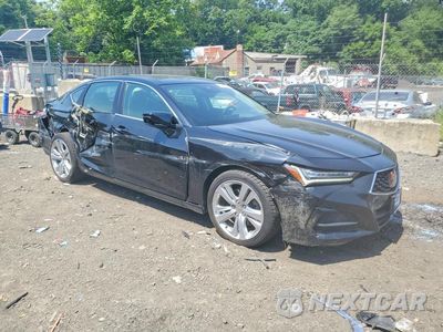 Czwarte zdjęcie samochodu z boku: 2023 ACURA TLX TECHNOLOGY VIN:19UUB5F41PA001196 - miniatura