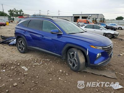 Czwarte zdjęcie samochodu z boku: 2022 HYUNDAI TUCSON LIMITED VIN:5NMJE3AE3NH104099 - miniatura
