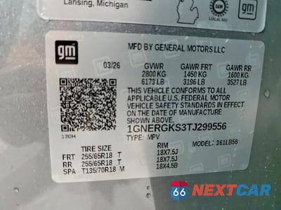 Zdjęcie 13 z 13 samochodu: 2026 CHEVROLET TRAVERSE LT VIN:1GNERGKS3TJ299556 - miniatura
