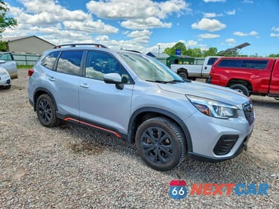 Czwarte zdjęcie samochodu z boku: 2020 SUBARU FORESTER SPORT VIN:JF2SKAMC9LH456180 - miniatura