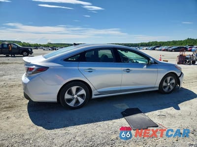 Trzecie zdjęcie samochodu z tyłu: 2017 HYUNDAI SONATA HYBRID LIMITED VIN:KMHE34L39HA077073 - miniatura