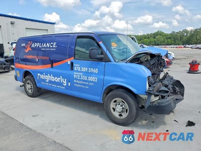 Czwarte zdjęcie samochodu z boku: 2016 CHEVROLET EXPRESS G2500 VIN:1GCWGAFFXG1282319 - miniatura