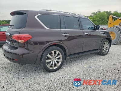 Trzecie zdjęcie samochodu z tyłu: 2011 INFINITI QX56 BASE VIN:JN8AZ2NE5B9007037 - miniatura