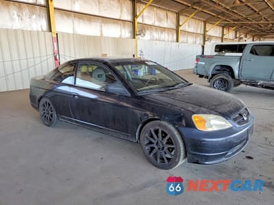 Czwarte zdjęcie samochodu z boku: 2001 HONDA CIVIC SI VIN:1HGEM22921L084776 - miniatura