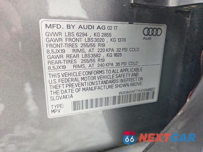 Zdjęcie 13 z 13 samochodu: 2017 AUDI Q7 PREMIUM VIN:WA1AHAF71HD044823 - miniatura