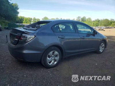 Trzecie zdjęcie samochodu z tyłu: 2014 HONDA CIVIC LX VIN:2HGFB2F51EH505097 - miniatura